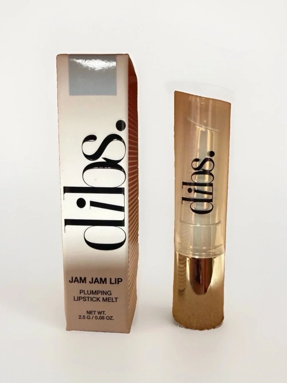 Clios Jam Jam Lip Plumping Lipstick Melt Stick, Shade Blueberry Ice 0.08 oz
